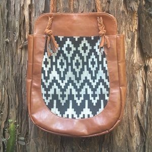 Mossimo Tribal Fringe Shoulder Bag